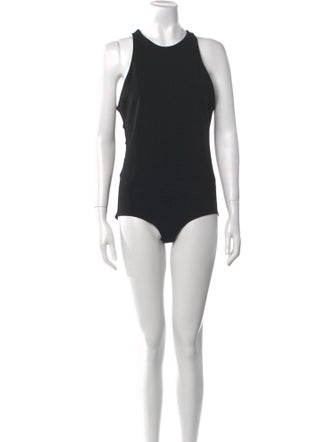 Versus Versace Crew Neck Sleeveless Bodysuit