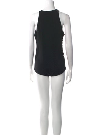 Versus Versace Crew Neck Sleeveless Bodysuit
