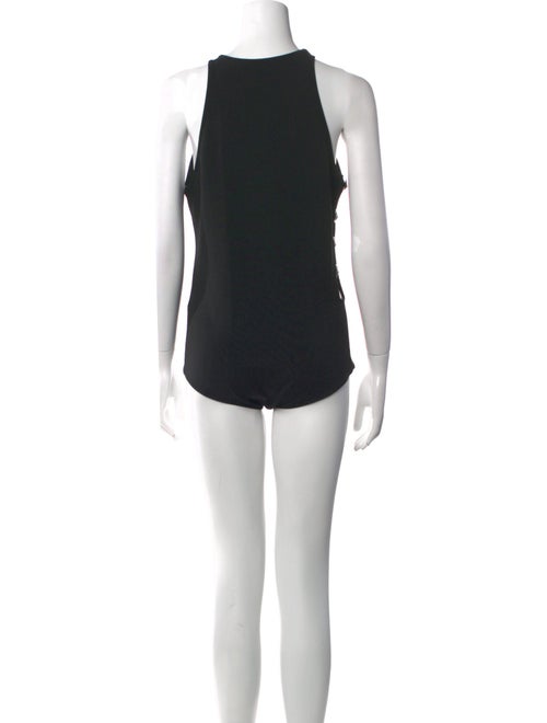 Versus Versace Crew Neck Sleeveless Bodysuit
