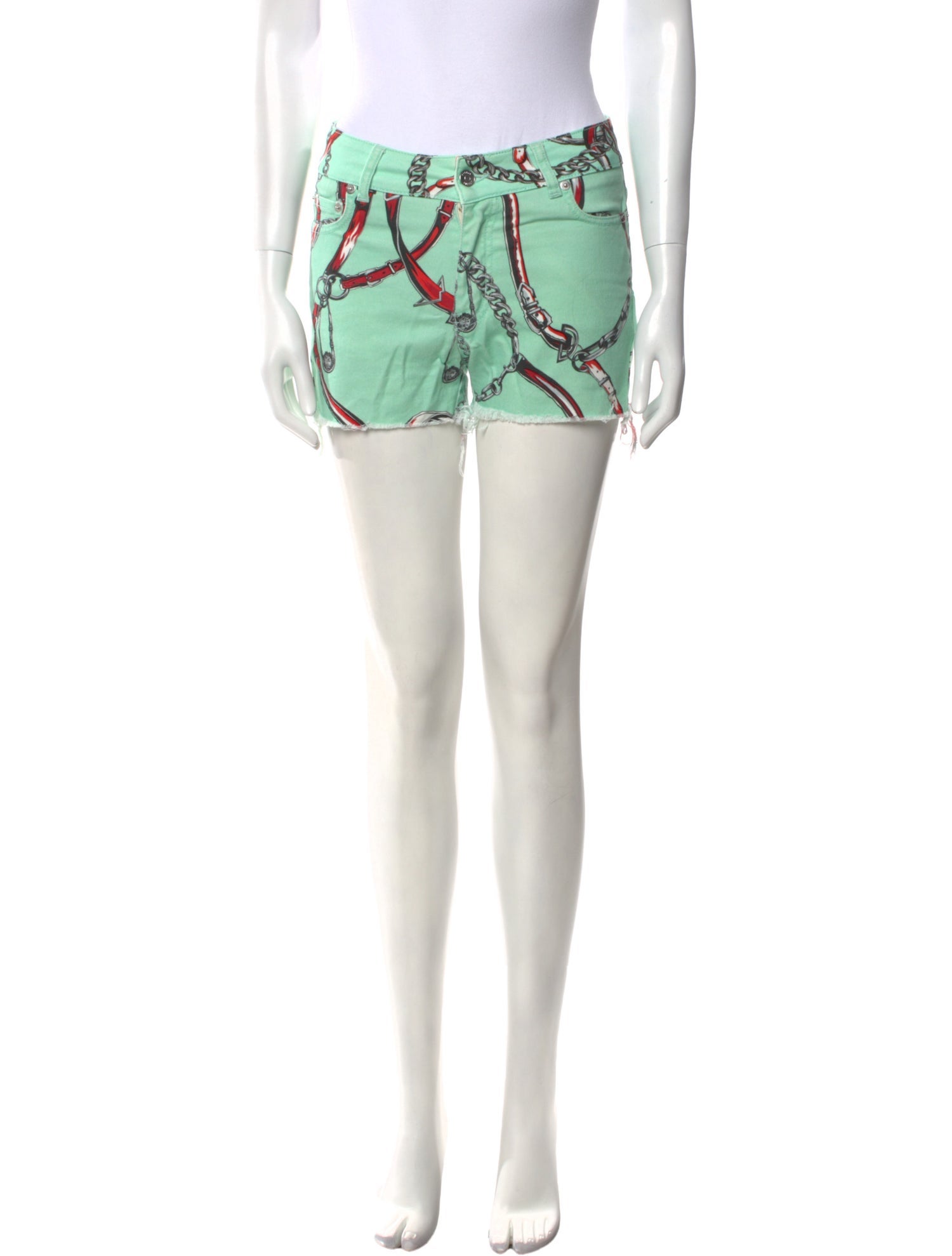 Versus Versace Printed Mini Shorts