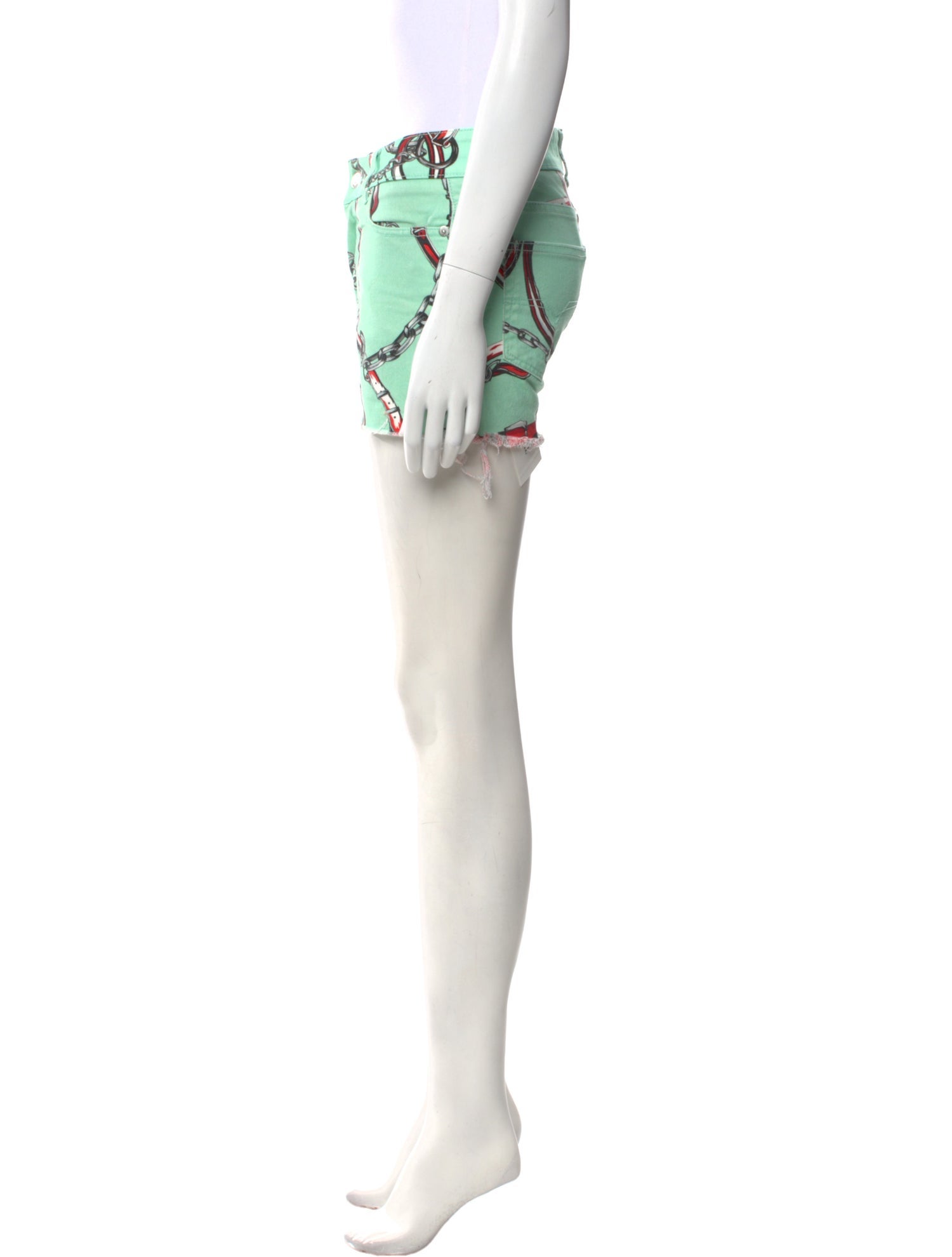 Versus Versace Printed Mini Shorts