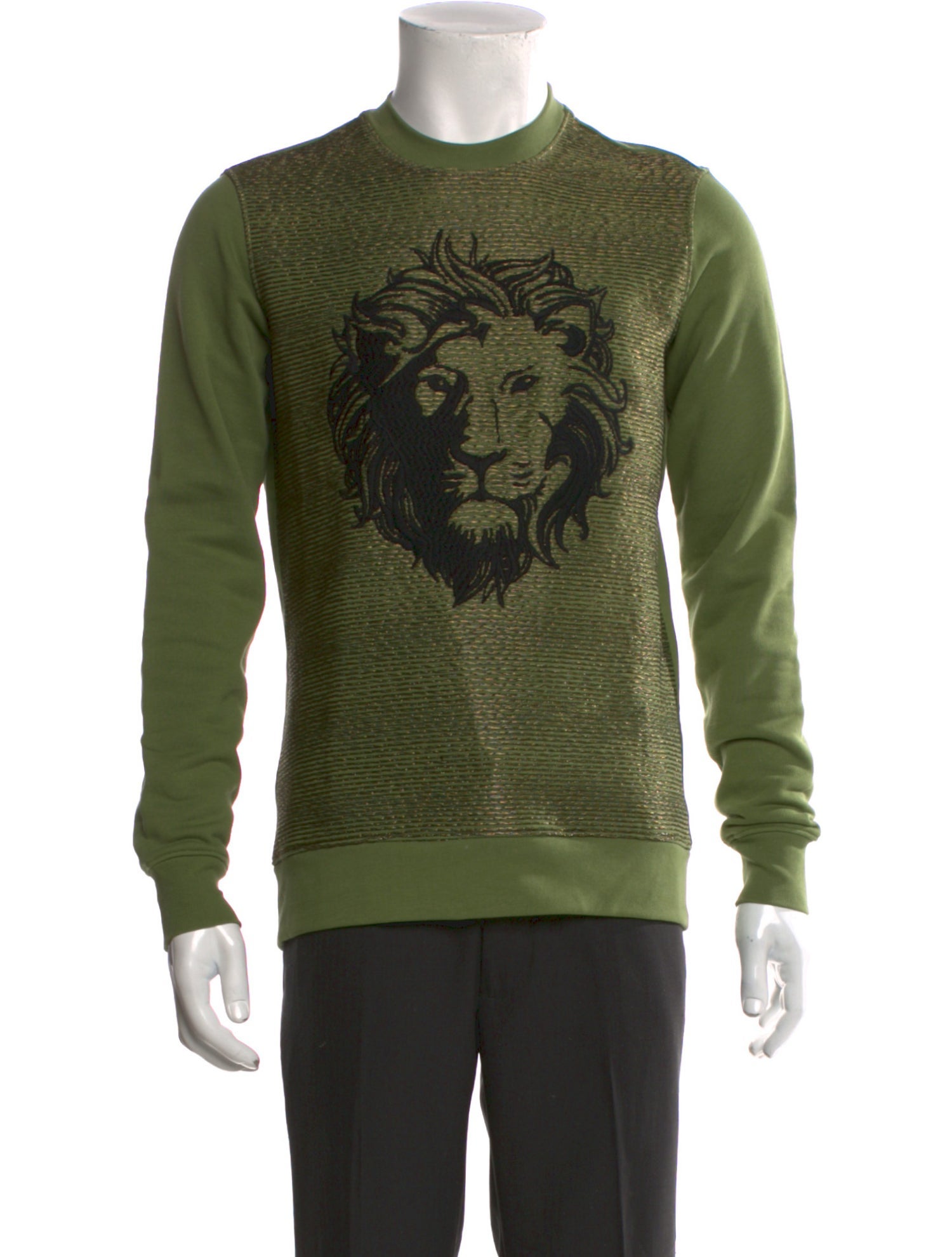 Versus Versace Graphic Print Crew Neck Sweatshirt