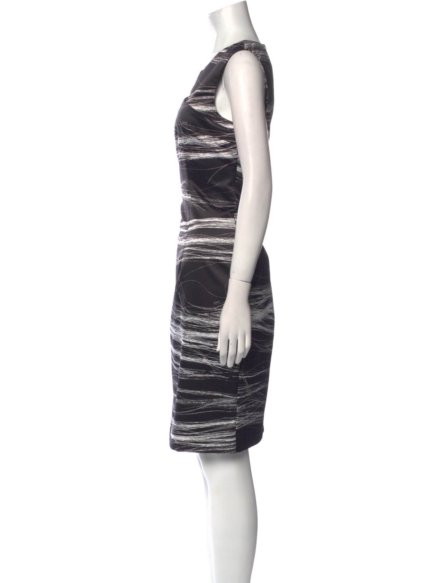 Versus Versace Printed Knee-Length Dress