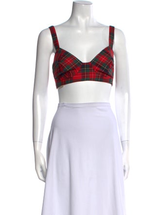 Versus Versace Vintage 1990's Crop Top