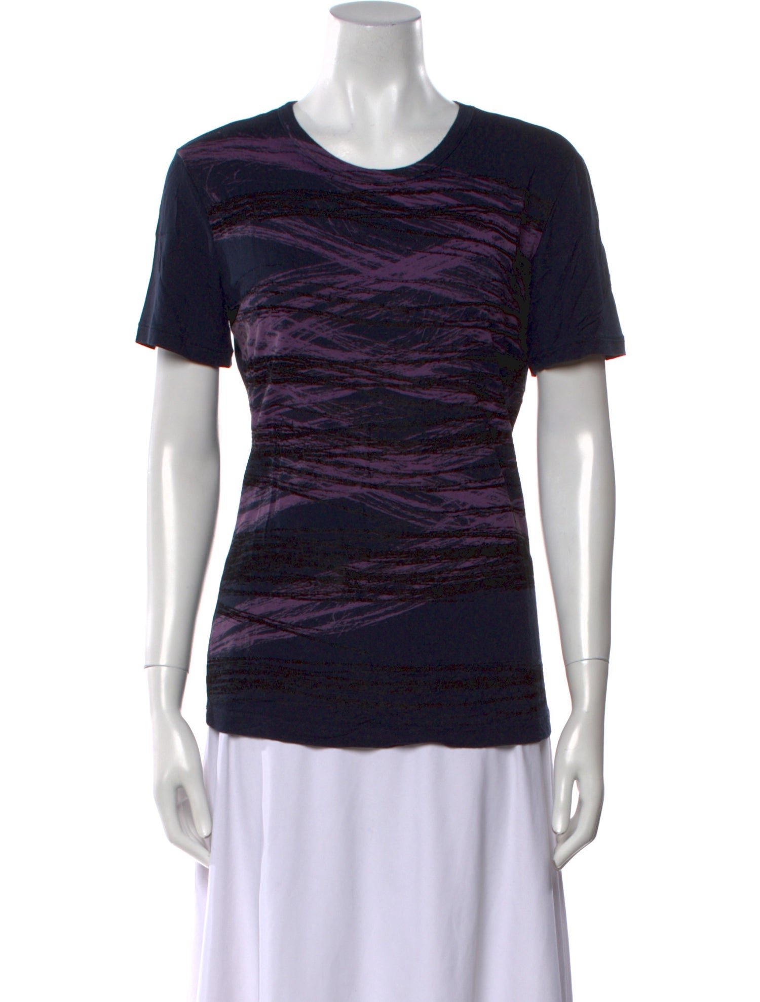 Versus Versace Printed Crew Neck T-Shirt