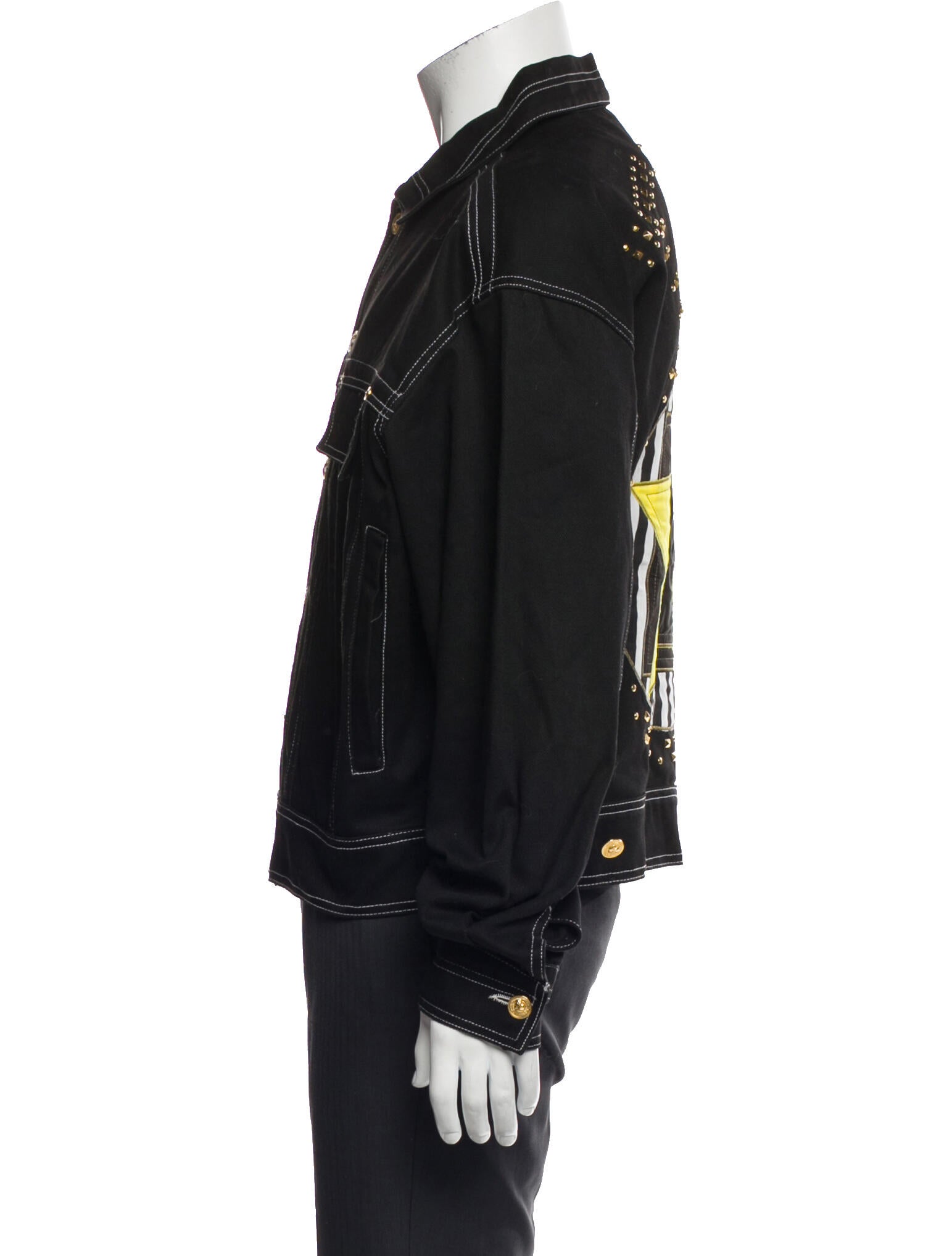 Versus Versace Vintage 1992 Elton John 'The One Tour' Denim Jacket