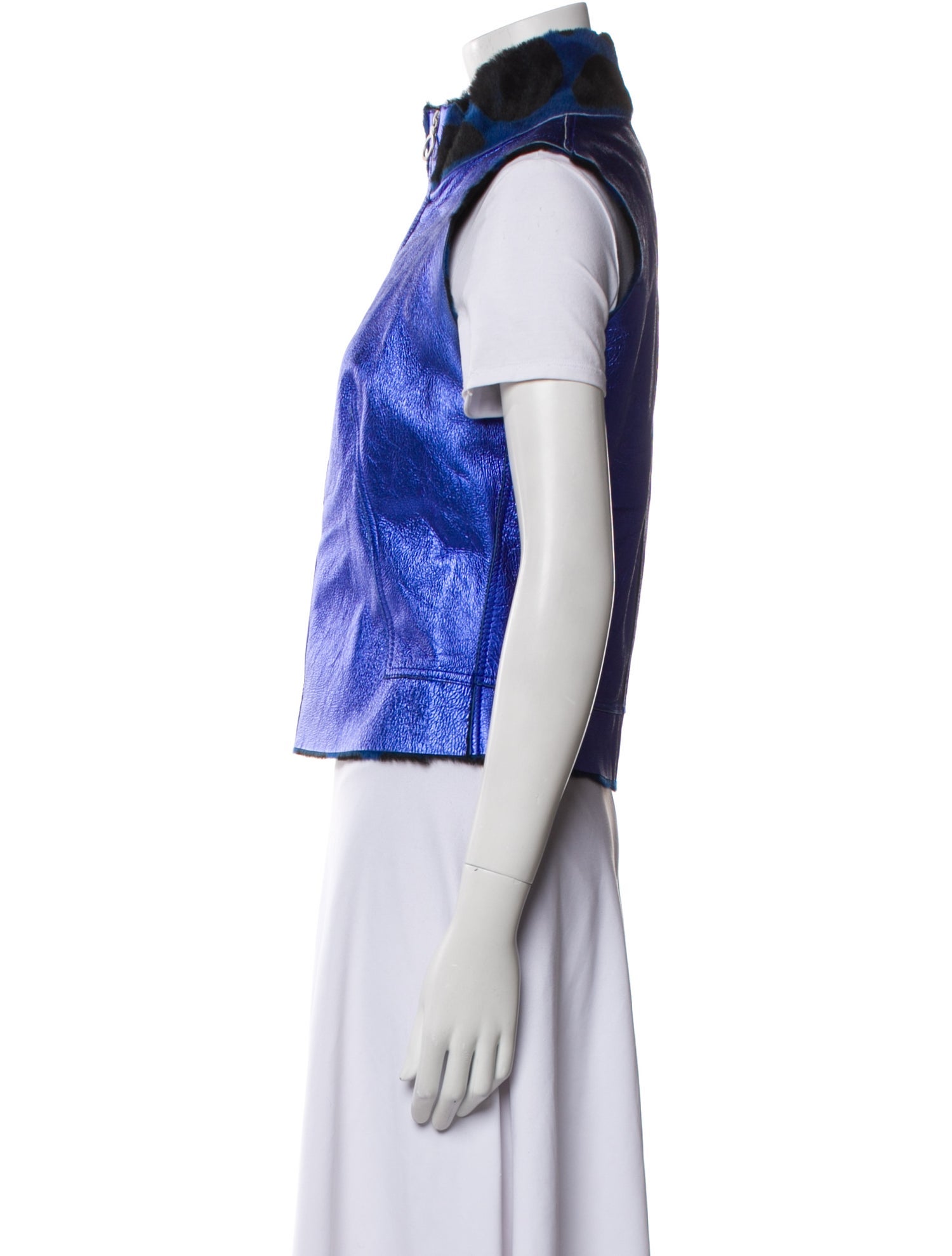 Versus Versace Leather Vest