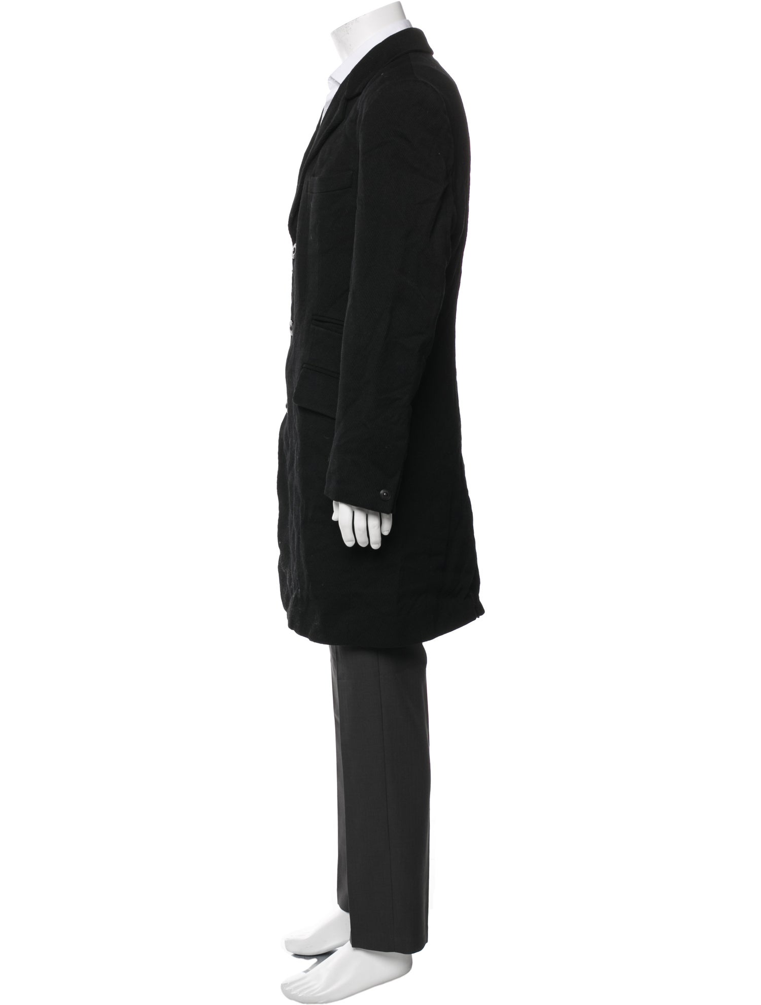 Versus Versace Virgin Wool Overcoat