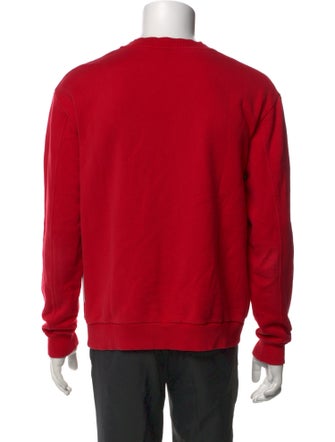 Versus Versace Colorblock Pattern Crew Neck Sweatshirt