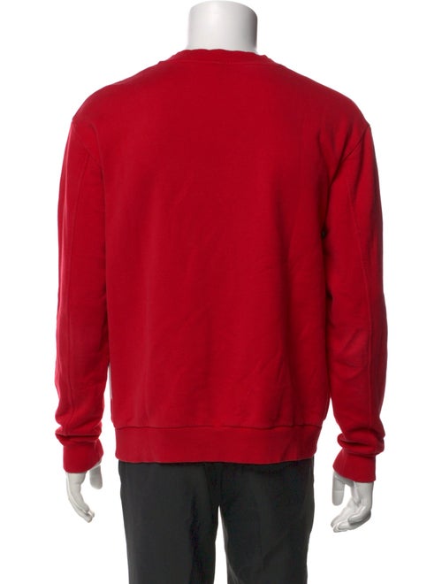 Versus Versace Colorblock Pattern Crew Neck Sweatshirt