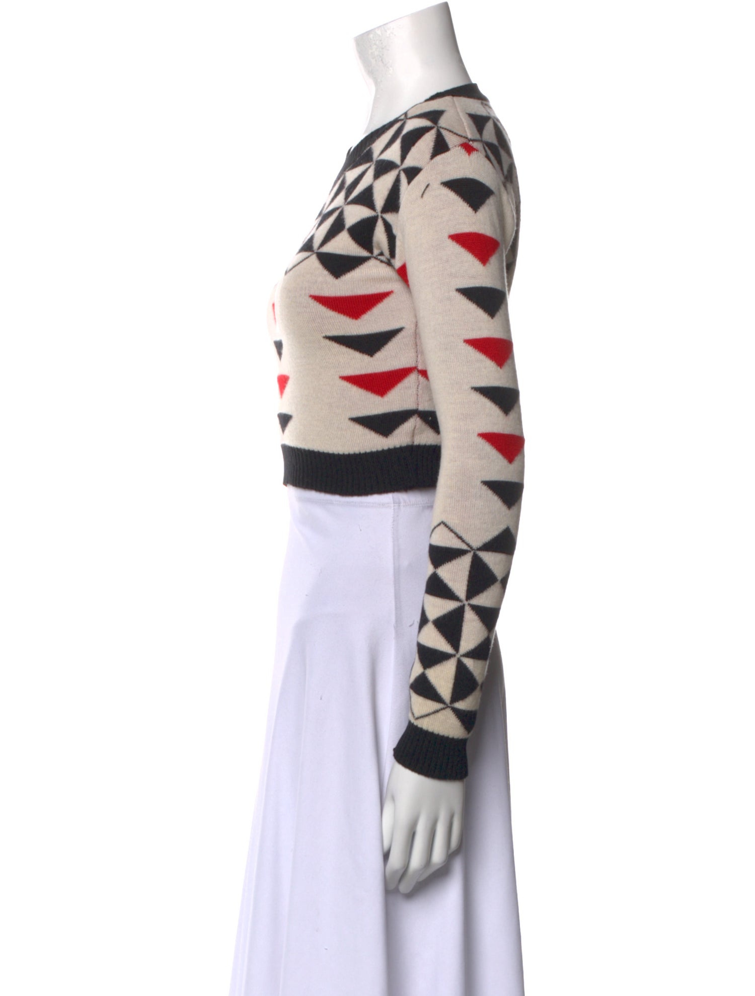 Versus Versace Printed Crew Neck Sweater