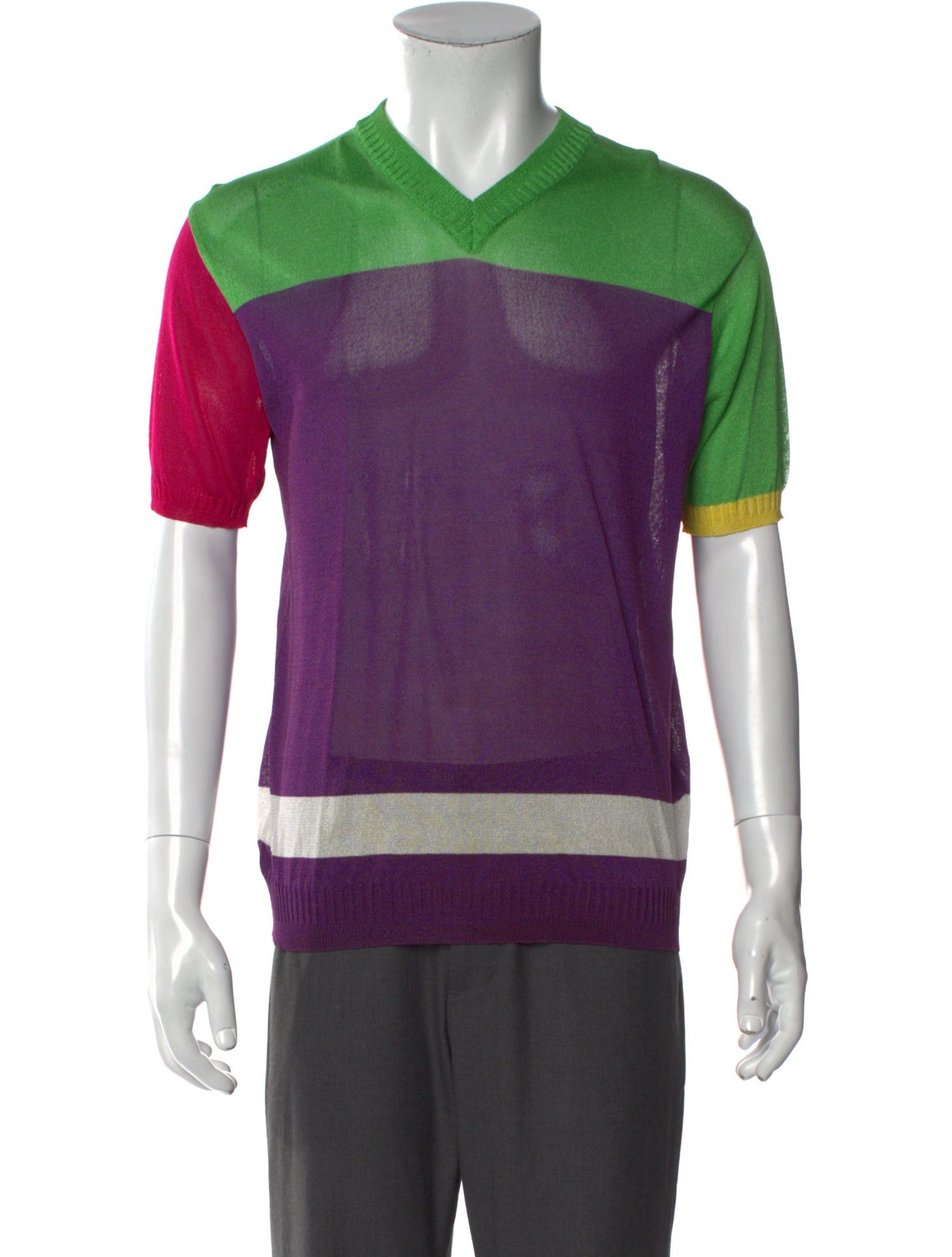 Versus Versace Vintage 1990's Polo Sweater