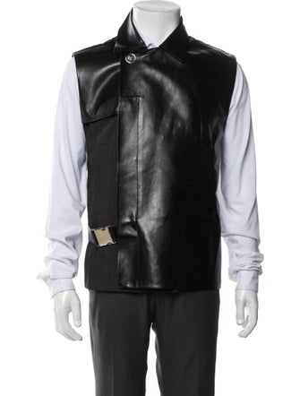 Versus Versace Leather Vest