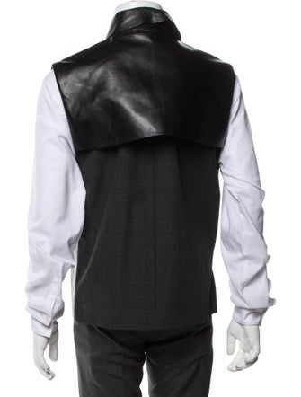Versus Versace Leather Vest