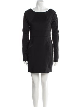Versus Versace Bateau Neckline Mini Dress