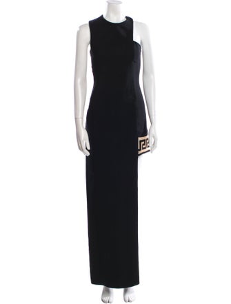 Versus Versace Crew Neck Long Dress