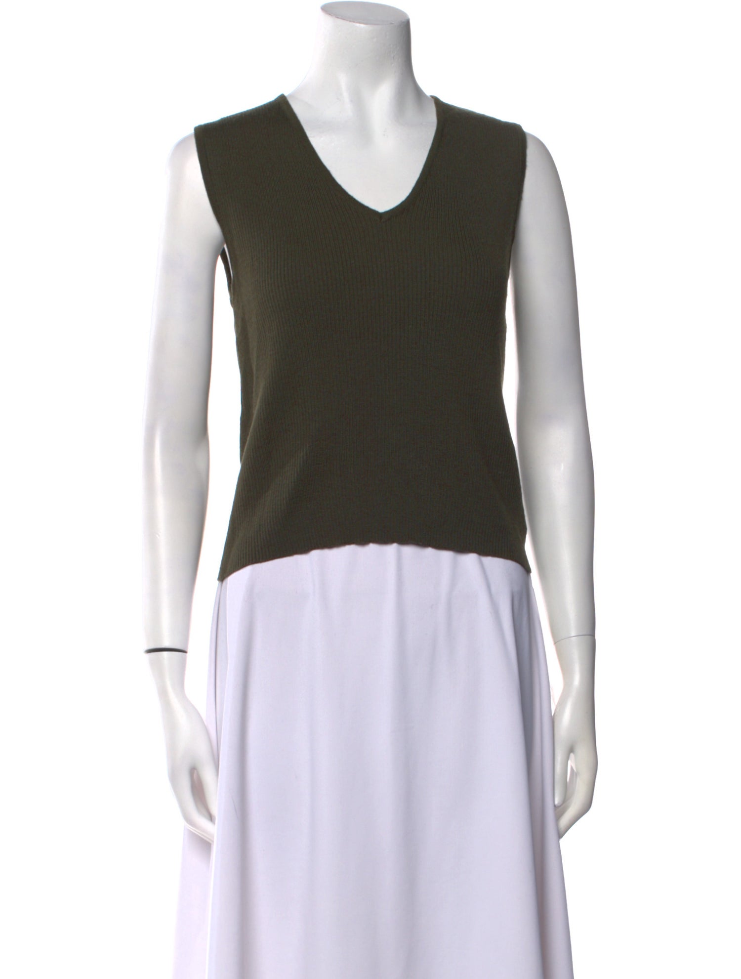 Versus Versace Virgin Wool V-Neck Sweater