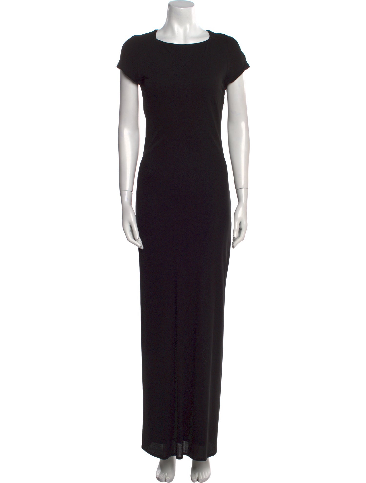 Versus Versace Bateau Neckline Long Dress