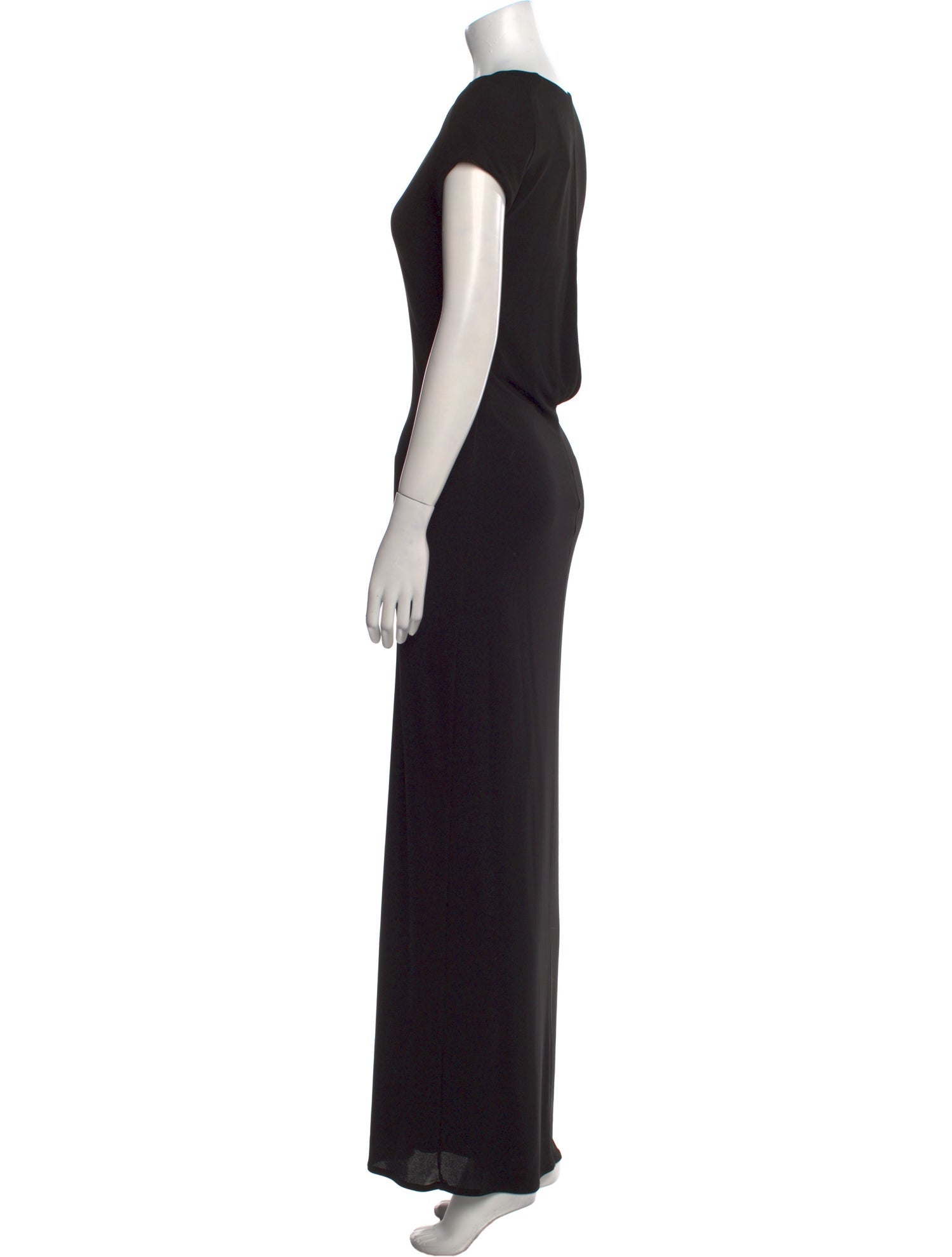 Versus Versace Bateau Neckline Long Dress