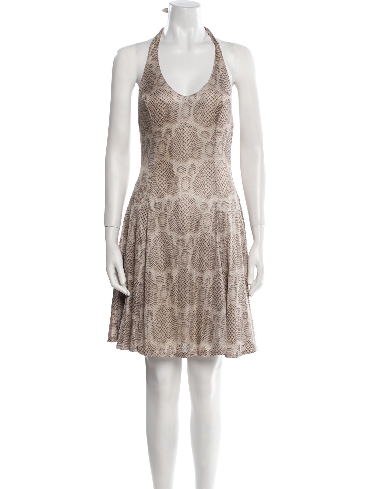 Versus Versace Animal Print Mini Dress