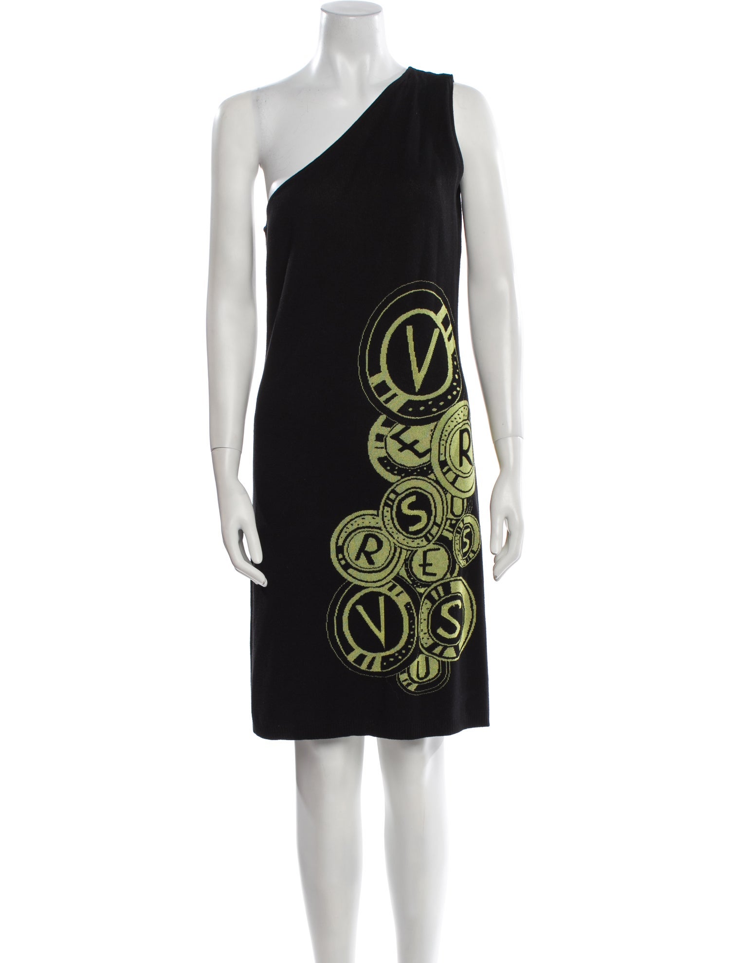 Versus Versace Printed Knee-Length Dress