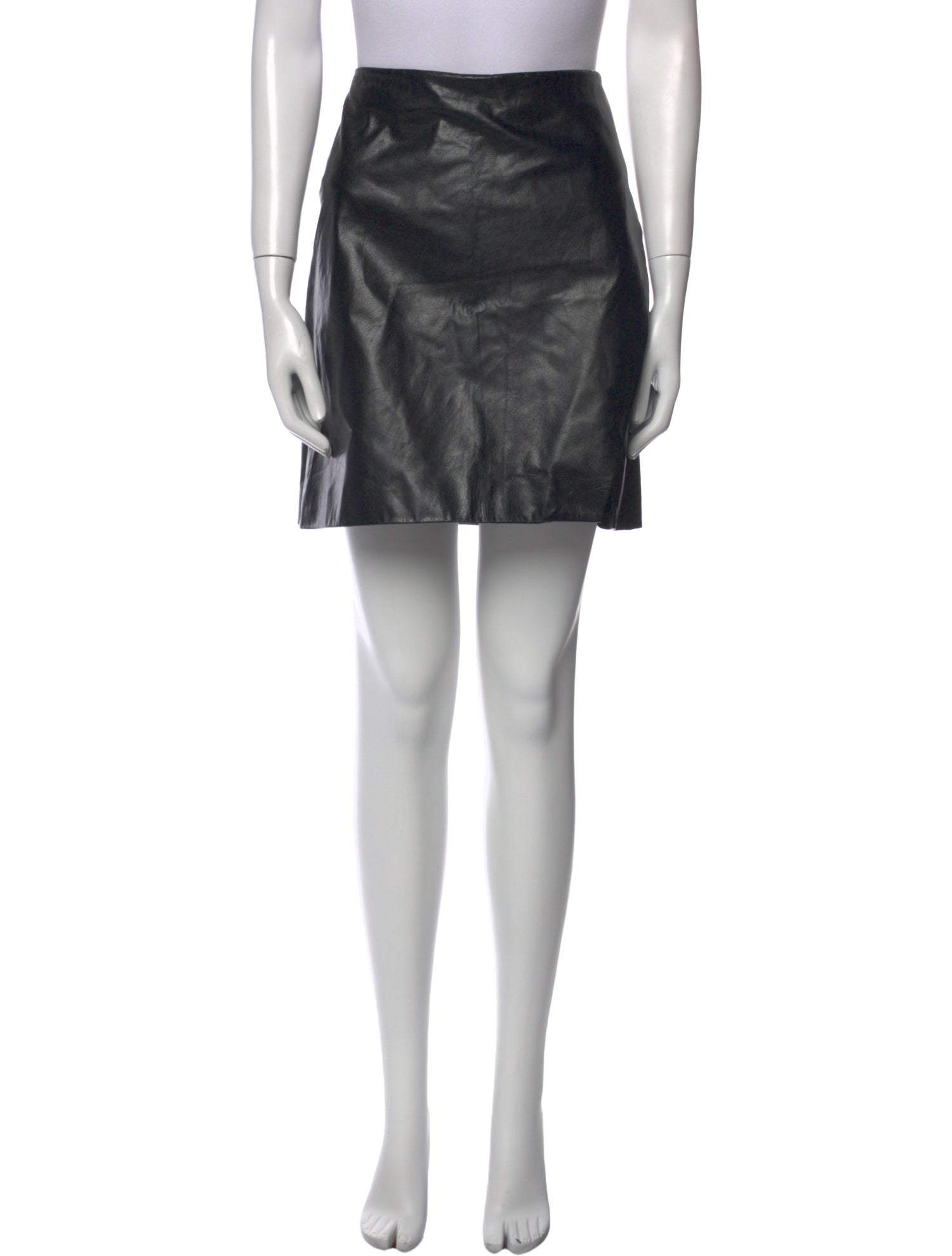 Versus Versace Leather Mini Skirt