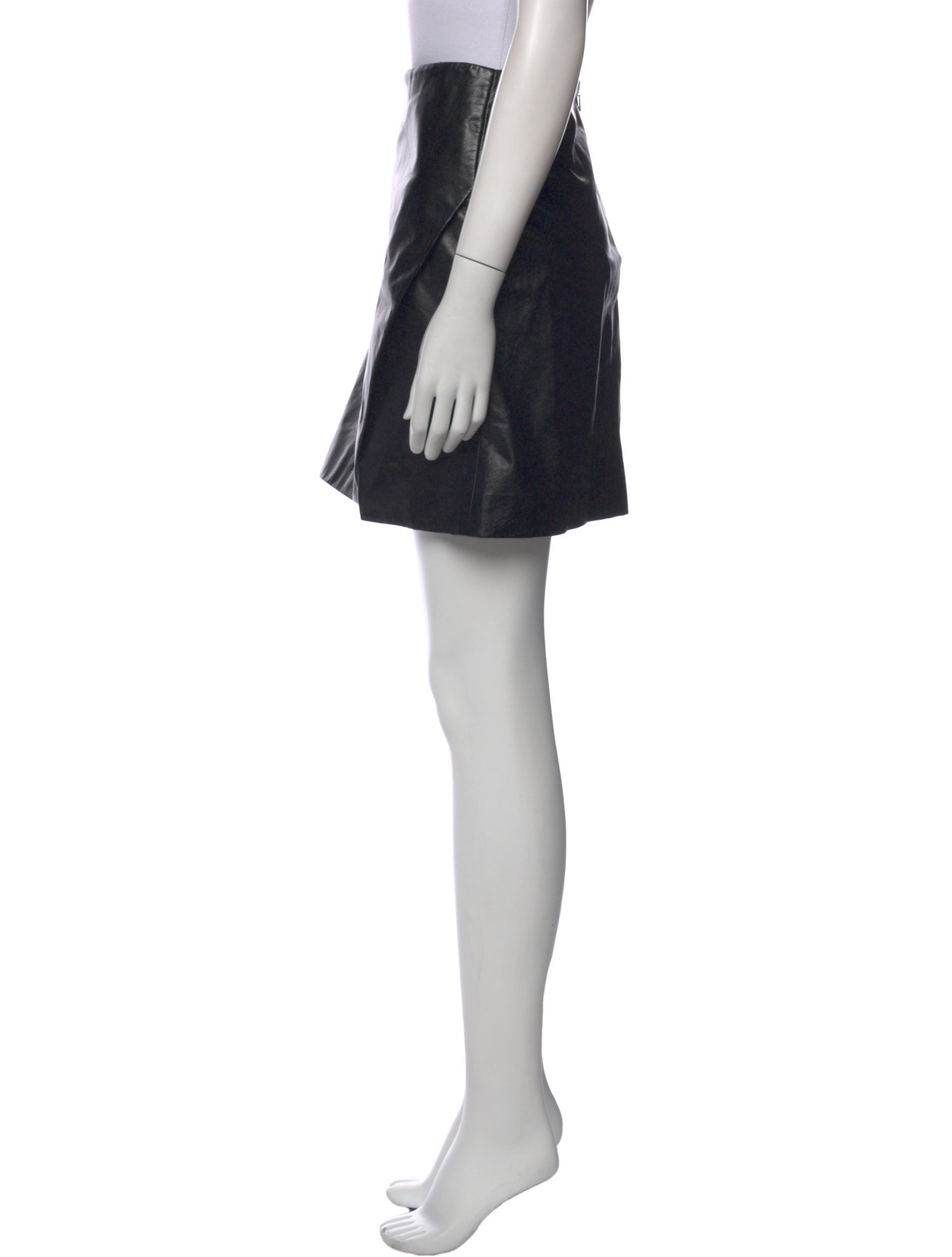 Versus Versace Leather Mini Skirt