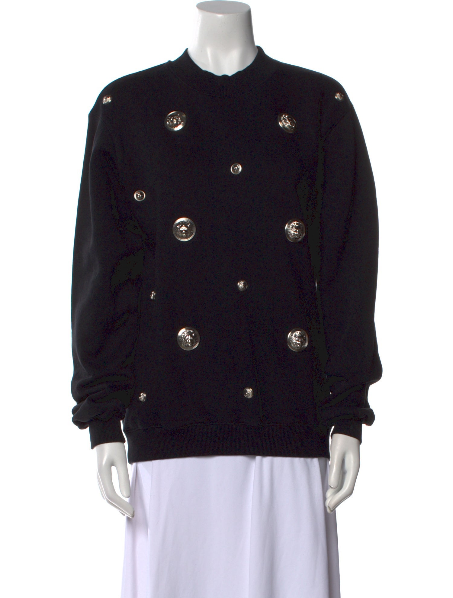 Versus Versace Printed Crew Neck Sweatshirt