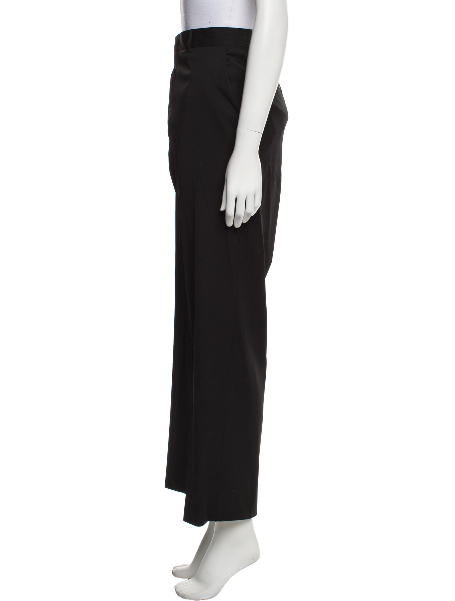 Versus Versace Virgin Wool Wide Leg Pants