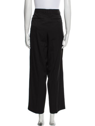 Versus Versace Virgin Wool Wide Leg Pants
