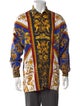 Versus Versace Printed Long Sleeve Shirt
