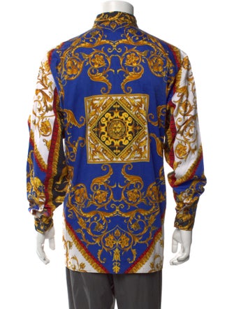 Versus Versace Printed Long Sleeve Shirt
