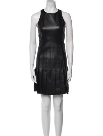 Versus Versace Leather Mini Dress