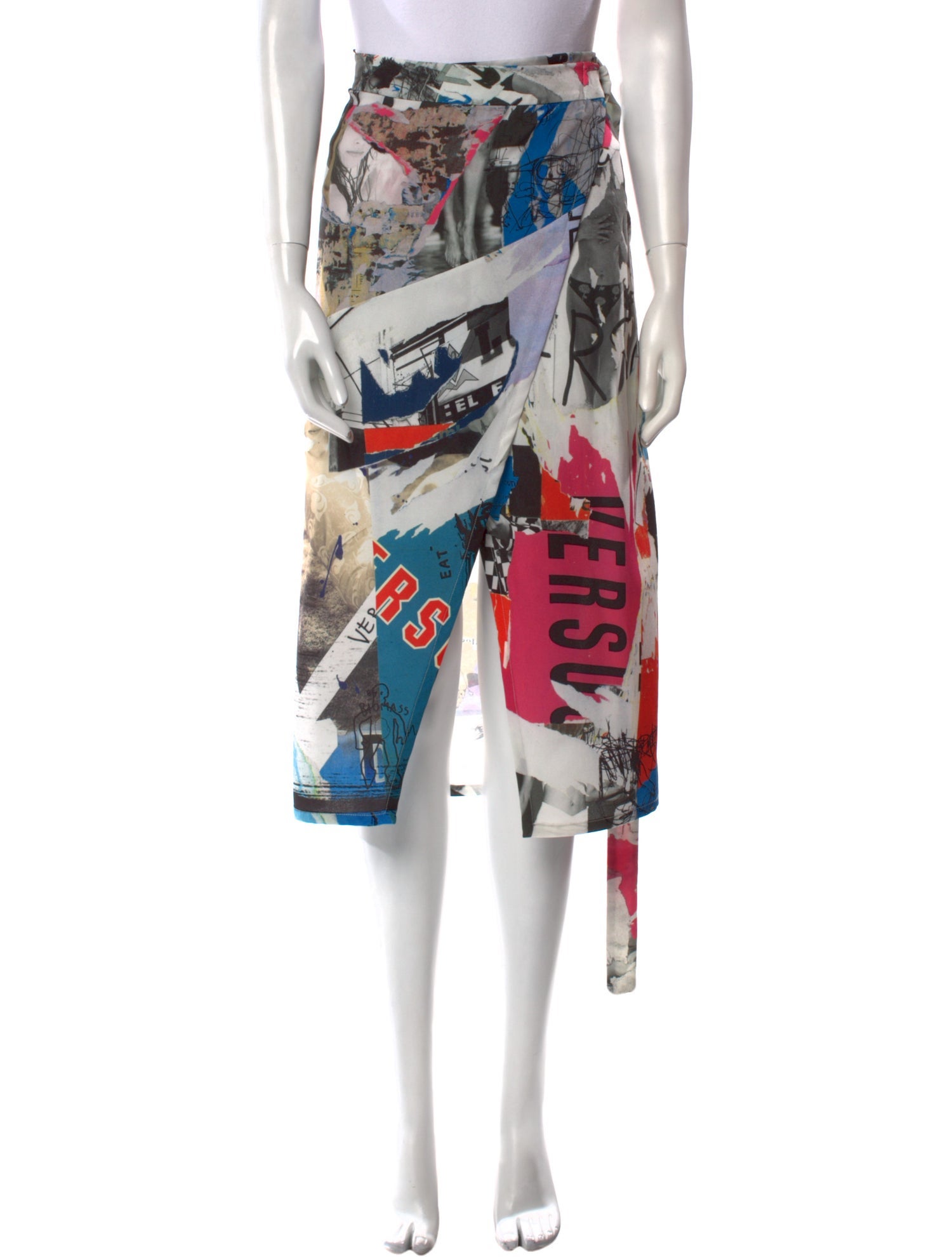 Versus Versace Printed Midi Length Skirt