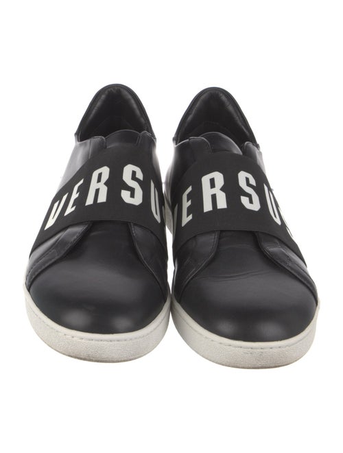 Versus Versace Vegan Leather Graphic Print Sneakers