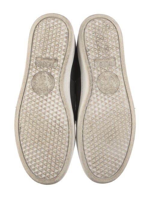 Versus Versace Vegan Leather Graphic Print Sneakers