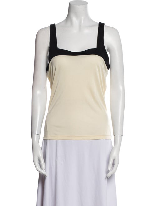 Versus Versace Square Neckline Sleeveless Top