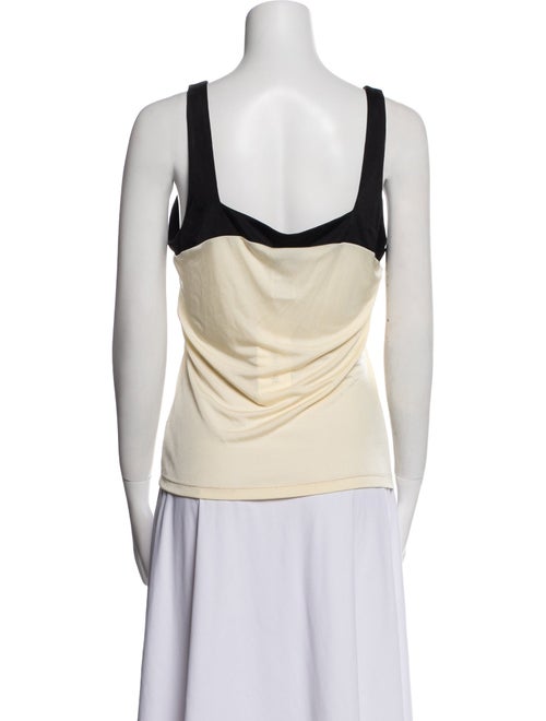 Versus Versace Square Neckline Sleeveless Top
