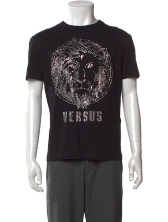 Versus Versace Graphic Print Short Sleeve Shirt