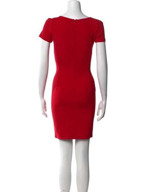 Versus Versace Bateau Neckline Mini Dress