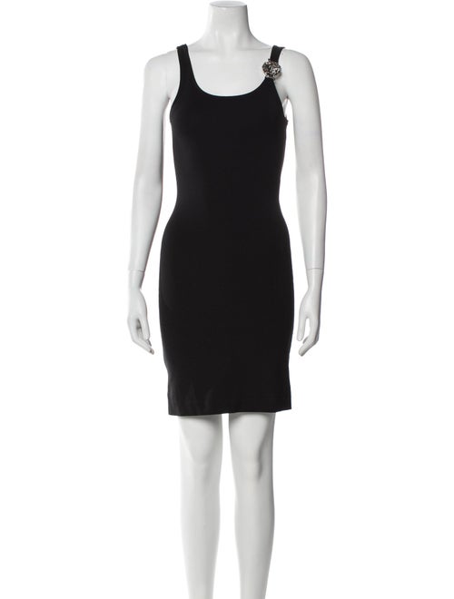 Versus Versace Scoop Neck Mini Dress
