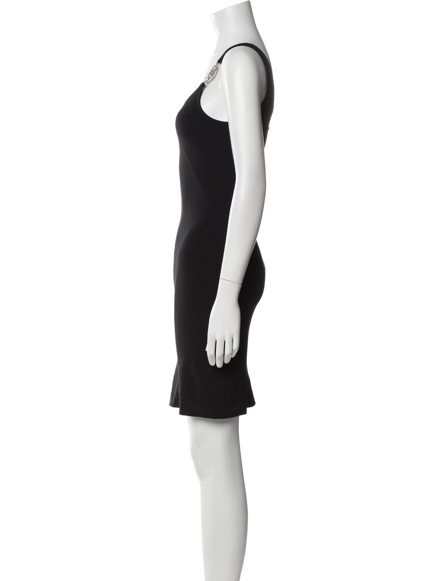 Versus Versace Scoop Neck Mini Dress