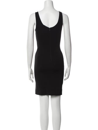 Versus Versace Scoop Neck Mini Dress