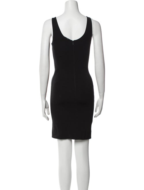 Versus Versace Scoop Neck Mini Dress