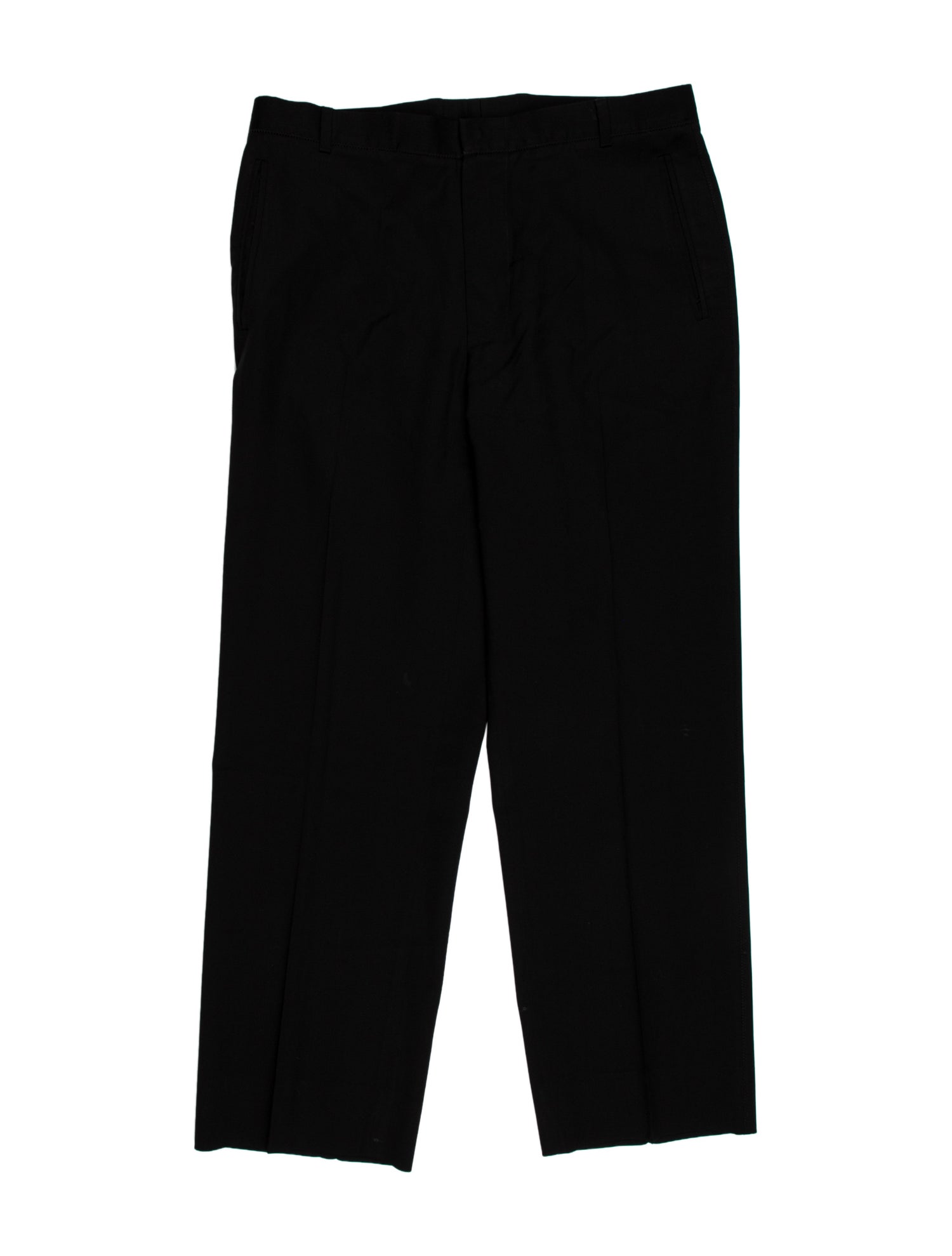 Versus Versace Virgin Wool Straight Leg Pants
