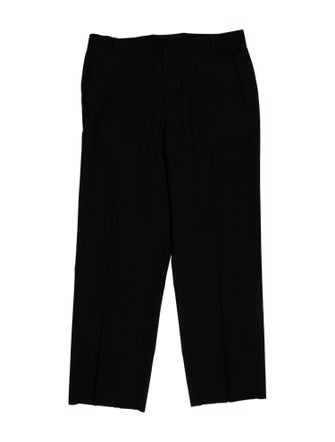 Versus Versace Virgin Wool Straight Leg Pants