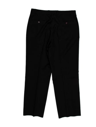 Versus Versace Virgin Wool Straight Leg Pants