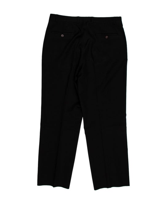 Versus Versace Virgin Wool Straight Leg Pants