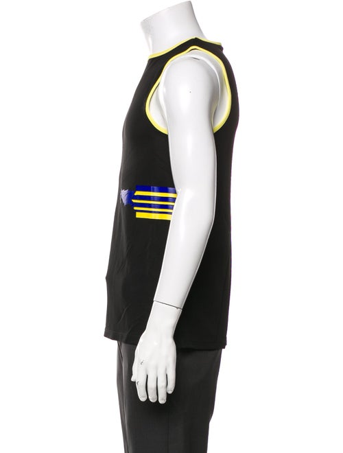 Versus Versace Graphic Print Scoop Neck T-Shirt