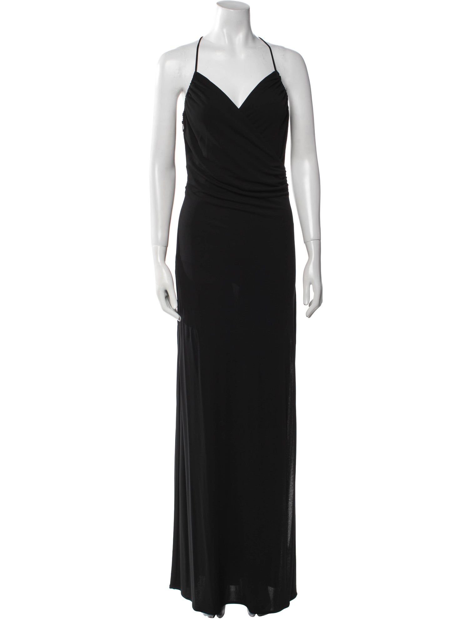 Versus Versace Cowl Neck Long Dress